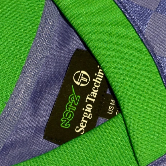 Purple Sergio Tacchini football long sleeve t-shirt. - Picture 5 of 5